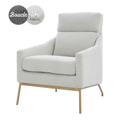 Adair Arm Chair, Boucle Beige