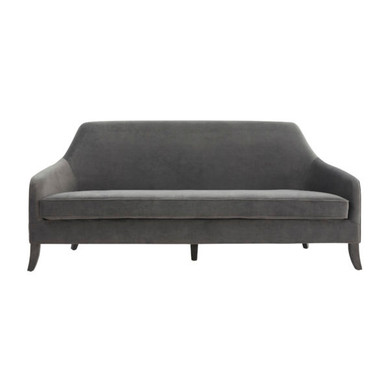 Nemaha Gray Velvet Sofa