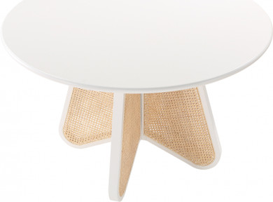 Butter Lilly Dining Table, White