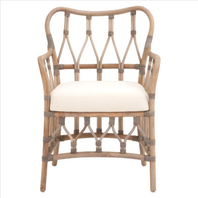 Copy of Piccadilly Lattice Rattan Chair, Brown
