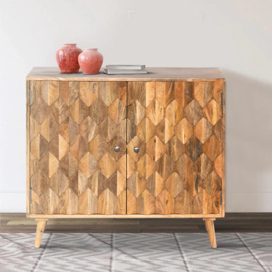 Naya Honeycomb Accent Cabinet