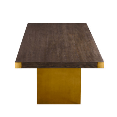 Sonia Chocolate Brown Ash Dining Table