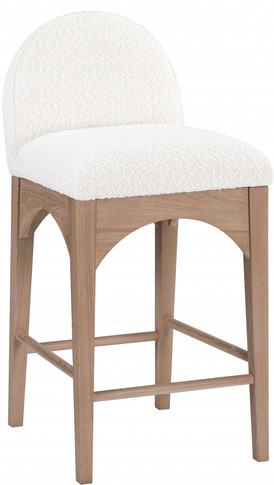 Wembley Boucle Fabric Counter Stool, Natural