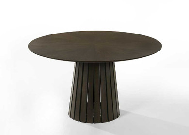 Wegner Mid-Century Modern Wenge Round Dining Table