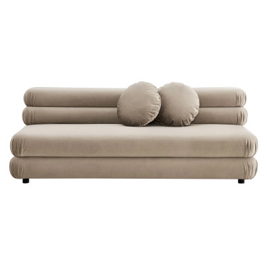 Josslyn Modular Performance Velvet Armless 2-Seater Sofa