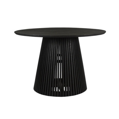 Sardis Mango Wood Dining Table, Black