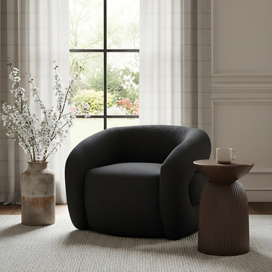 Shilo Boucle Swivel Chair
