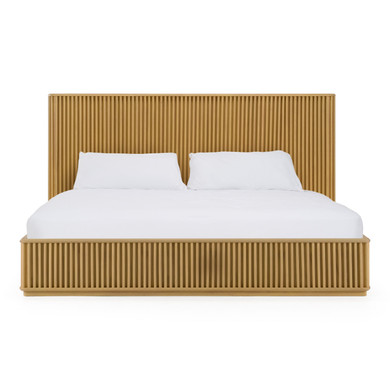 Kopp Natural Oak Bed, Queen