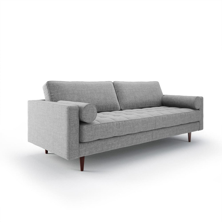 Bloomingdale Sofa, Charcoal Heather Fabric