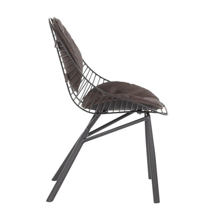 Copeland Wired Chair, Espresso, Set of 2
