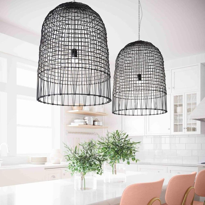 Lodell Rattan Chandelier