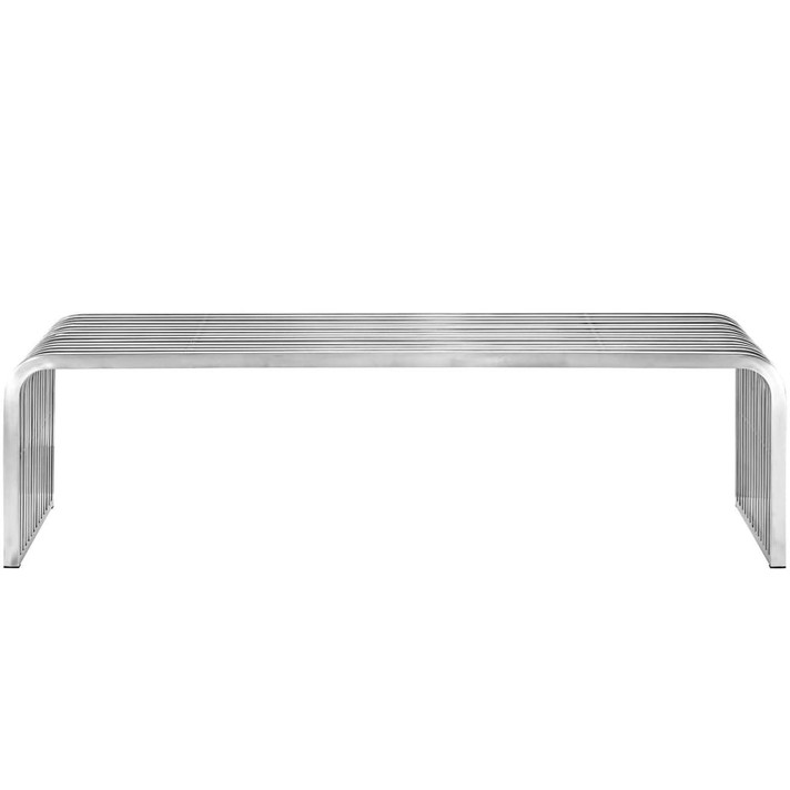 Pipe 60” Stainless Steel Bench
