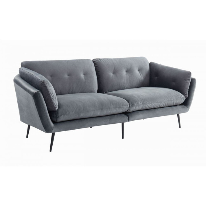 Codie Dark Grey Fabric Sofa