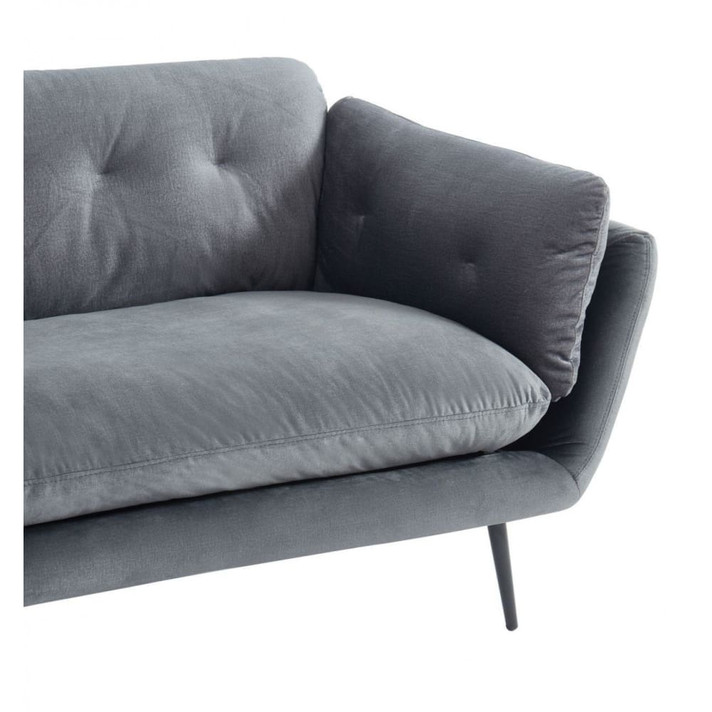 Codie Dark Grey Fabric Sofa