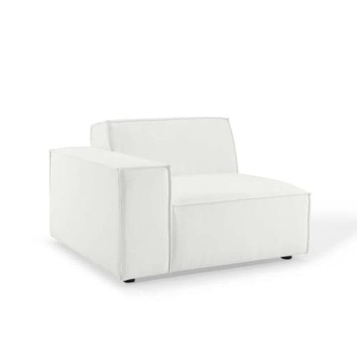 Restoration 4 Piece Sectional, White