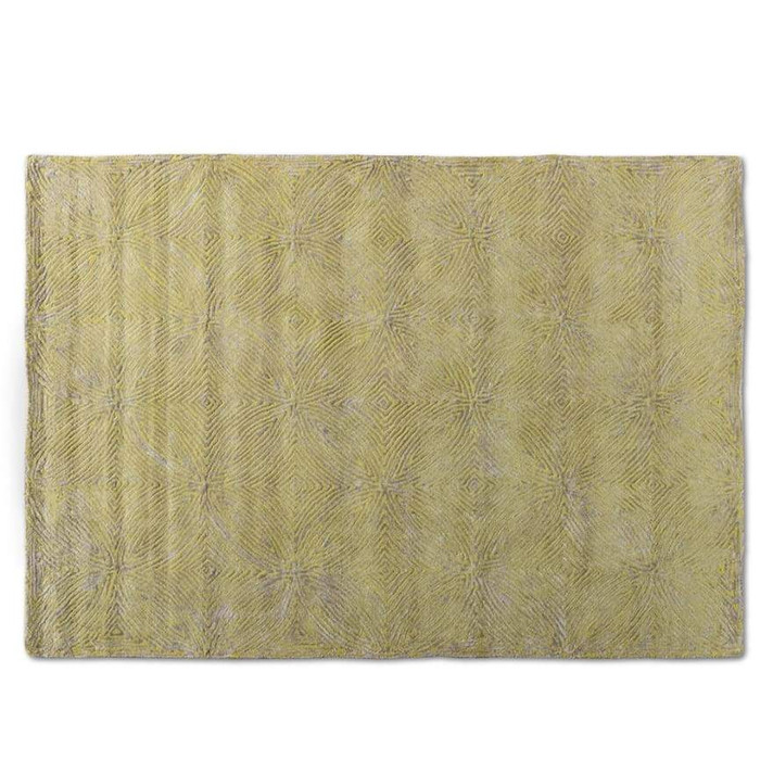 Lenora Area Rug, Lime Green And Grey