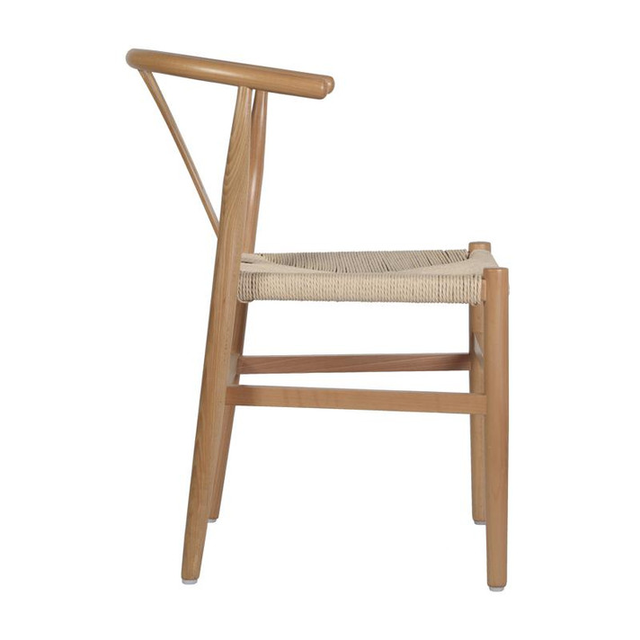 Wishbone Dining Wood Armchair, Natural