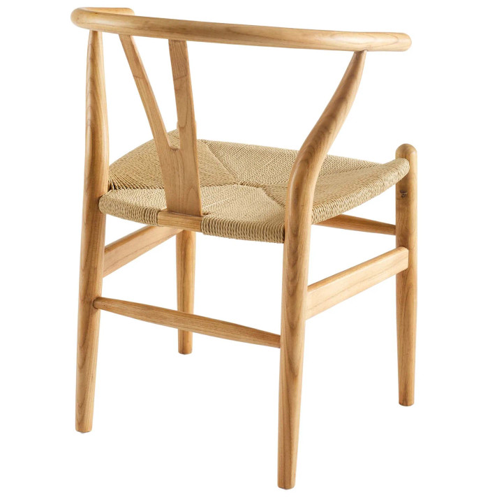 Wishbone Dining Wood Armchair, Natural