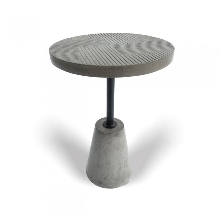 Dakan Grey Concrete End Table