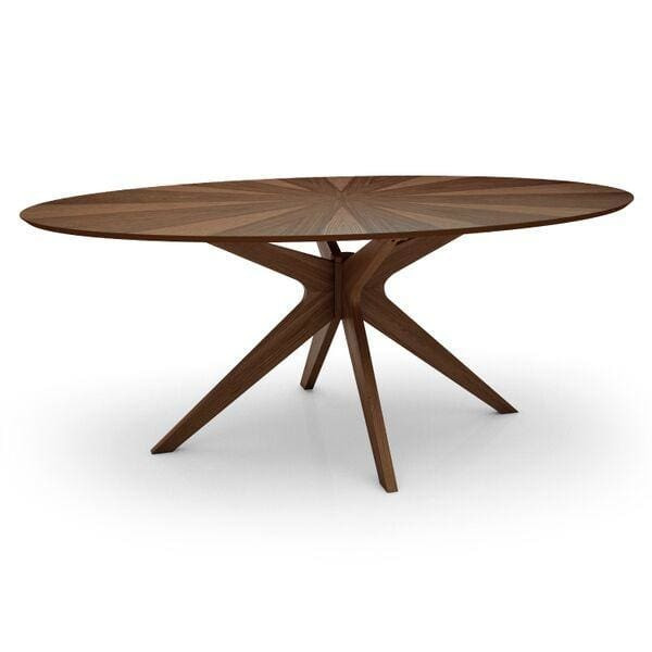Brock Dining Table Oval, Walnut
