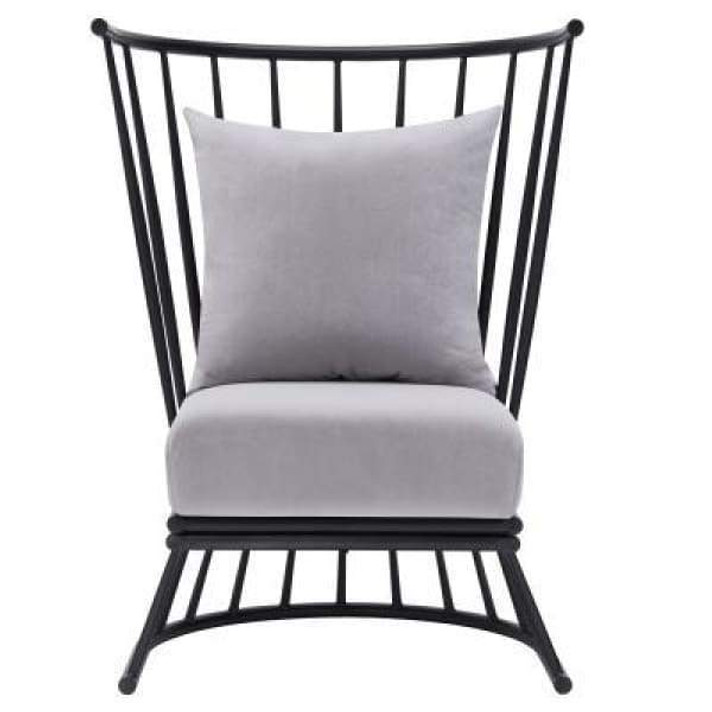 Fan Chair Blush Grey