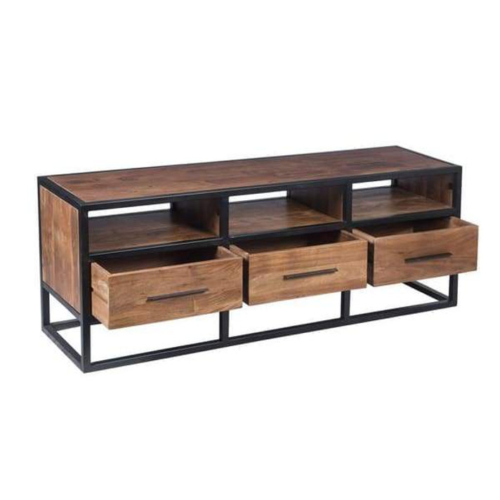 Misson Acacia Wood TV Unit