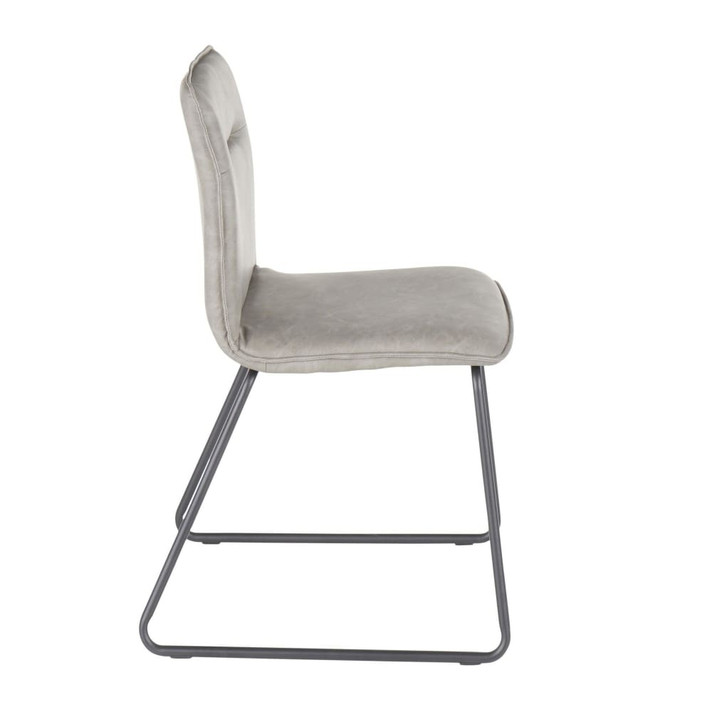 Cayman Dining Chair, Grey, Set of 2