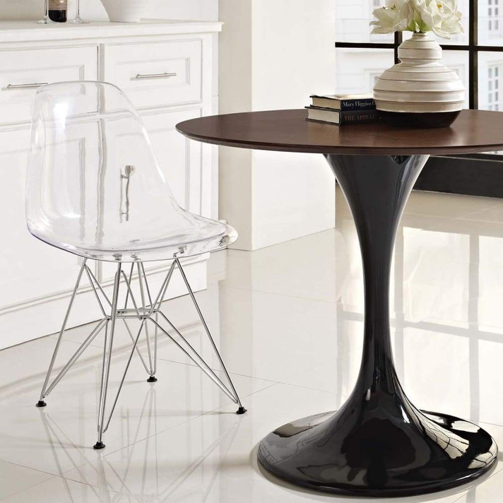 Paris Dining Side Chair, Clear