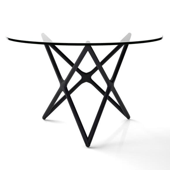 Sean Dix Triple X Dining Table Black - Designdistrict