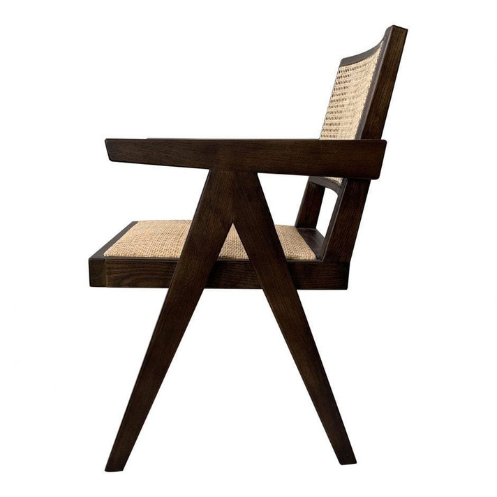 Jeanneret Design Arm Chair, Brown