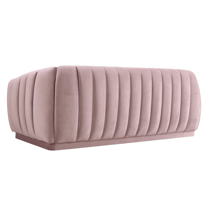 Arno Mauve Velvet Sofa