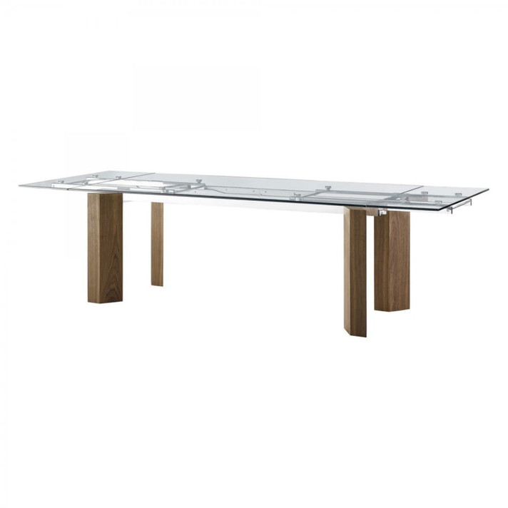 Harvard Extendable Glass Dining Table - Large