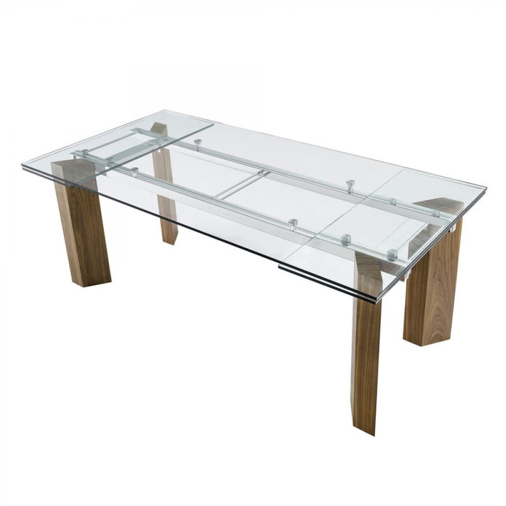 Harvard Extendable Glass Dining Table - Large