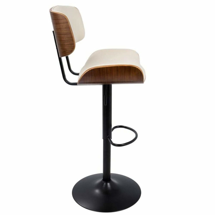 Urbane Tufted Bar Stool, Cream