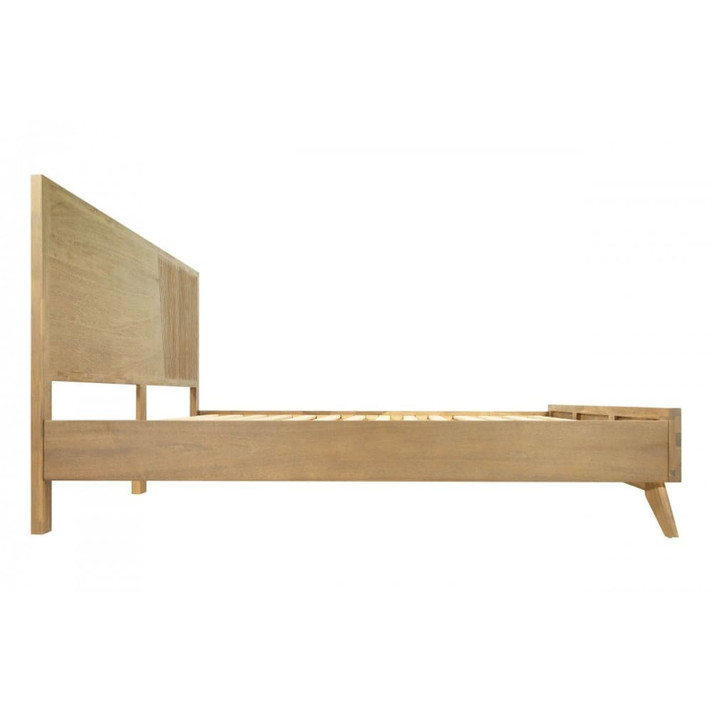 Claire Natural Light Mocha Acacia Bed, King