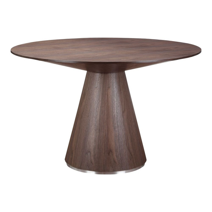 Otago 47" Dining Table Round Walnut