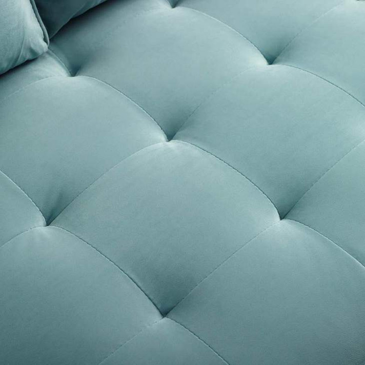 Thoreau Performance Velvet Sofa, Mint