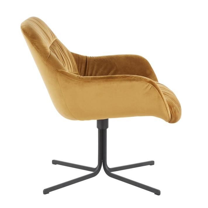 Thurston Lounge Chair, Chartreuse Velvet