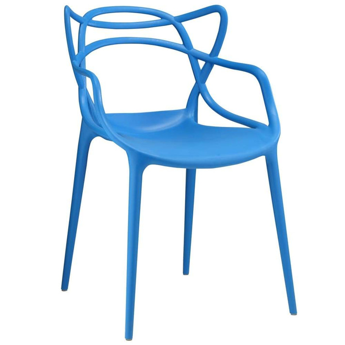 Entangled Dining Armchair, Blue