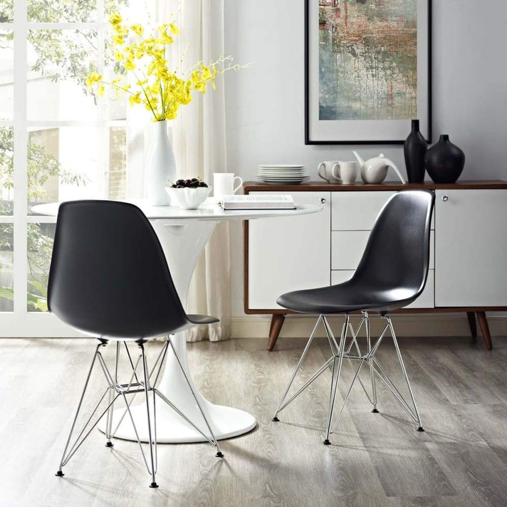 Paris Dining Side Chair, Black