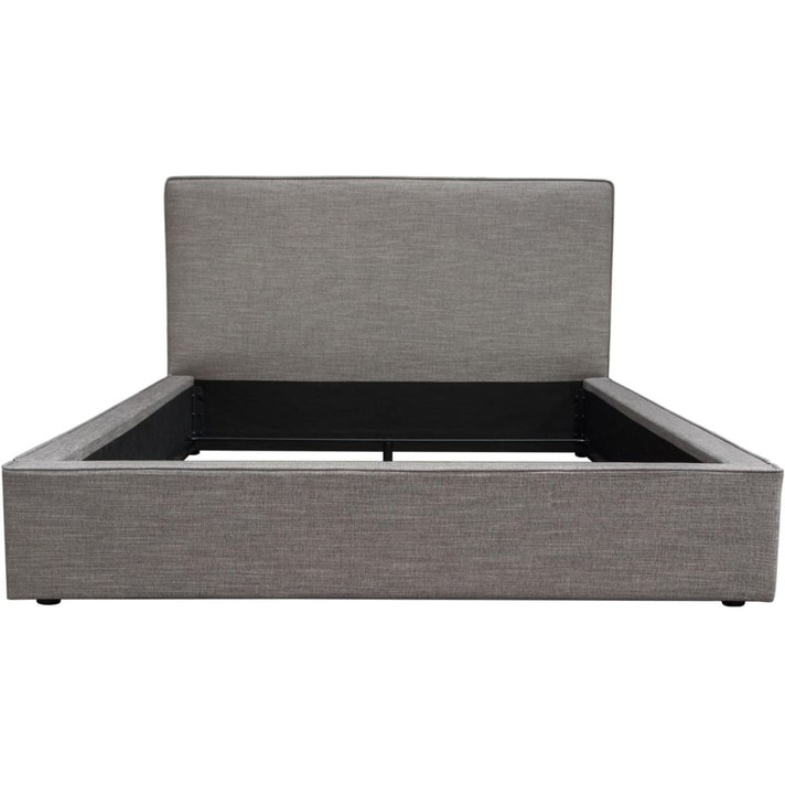 Cloud Sand Low Profile King Bed, Grey