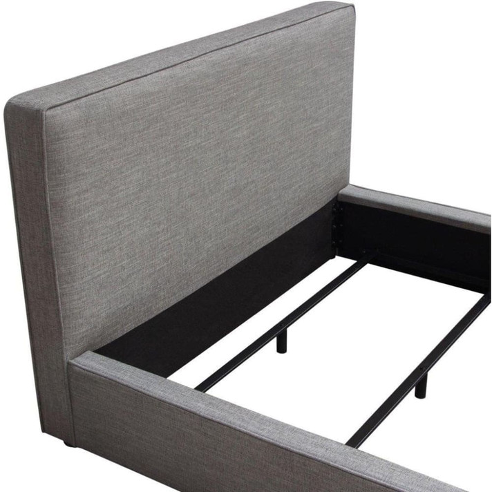 Cloud Sand Low Profile King Bed, Grey