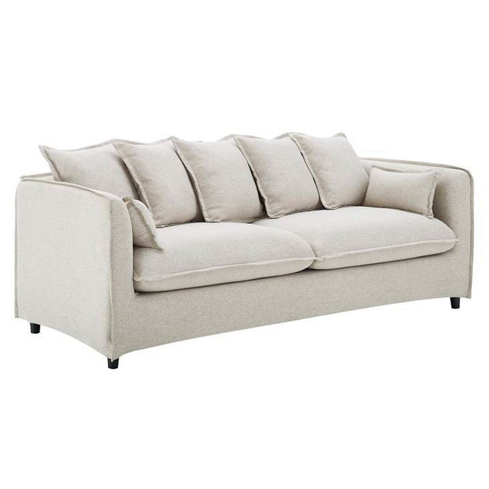 Altitude Slipcover Fabric Sofa, Beige