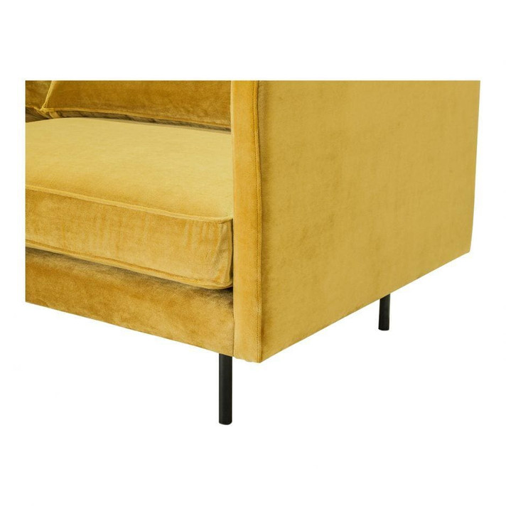 Raphael Sofa, Mustard Yellow Fabric