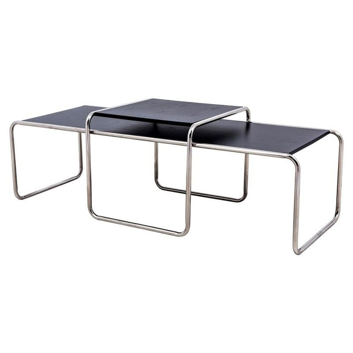 Laccio Nesting Table Set, Black