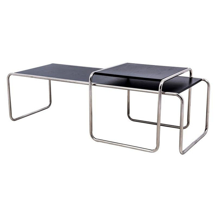 Laccio Nesting Table Set, Black