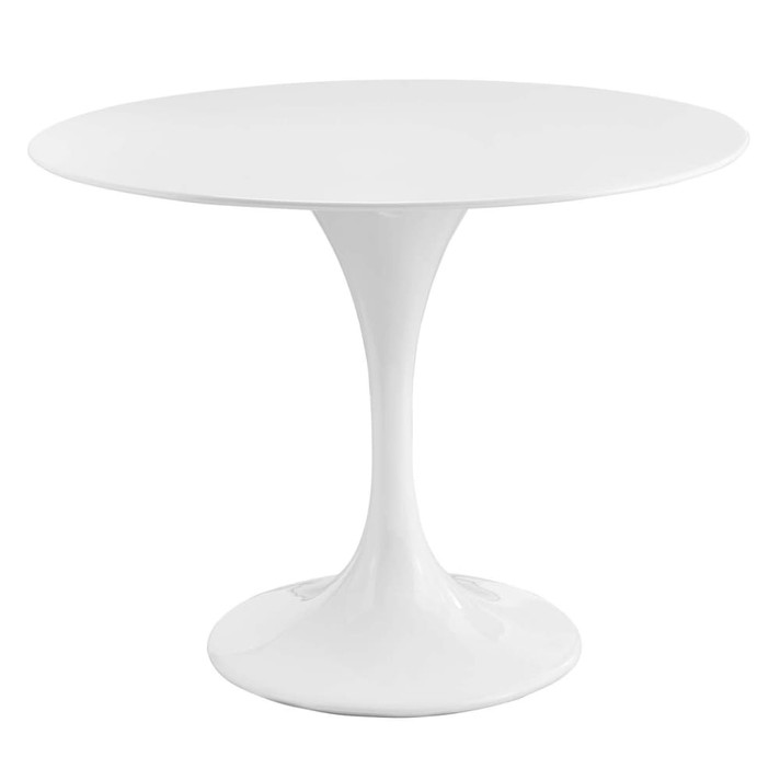Pedestal Design 40" Round Fiberglass Dining Table