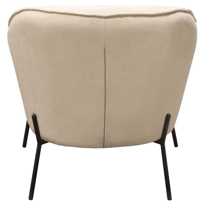 Status Accent Chair in Cream Fabric