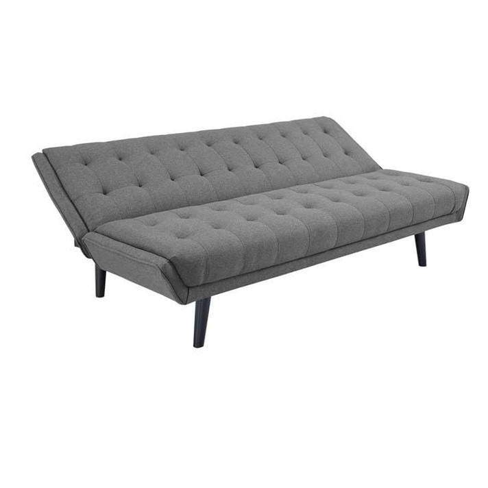 Lance Mid Century Convertible Sofa, Gray