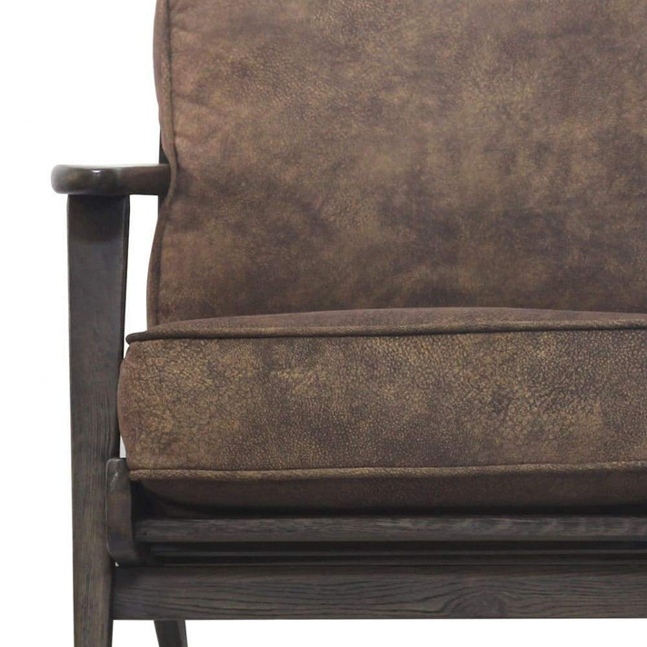 Albert Accent Chair, Mocha Brown